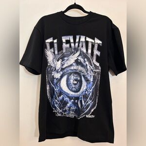 NOTHIN2PROV “ELEVATE” GRAPHIC TEE Oversized Double Sided T-Shirt Men’s Medium M